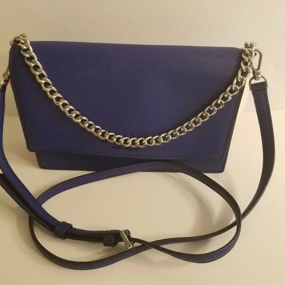 NWT Kate Spade Cameron Monotone Deep Azure Convertible Crossbody Shoulder Bag - Picture 11 of 11